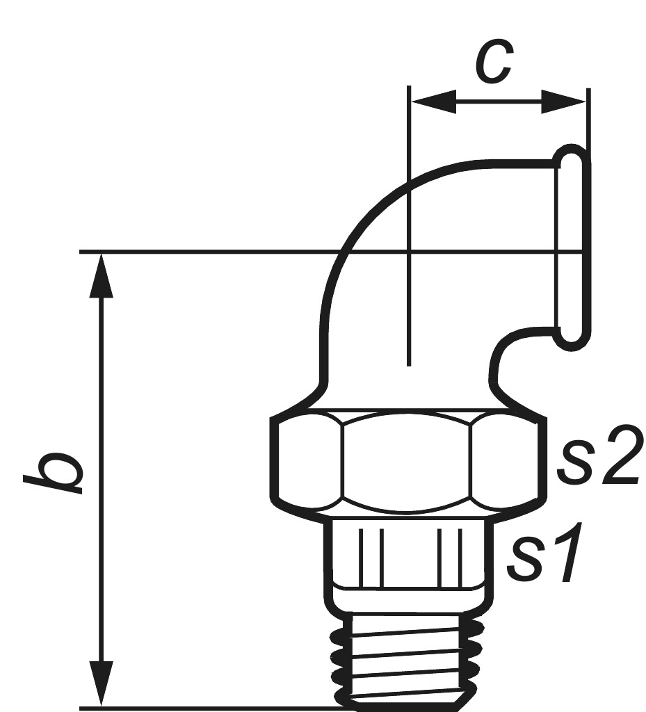 GF  98  union elbow    1/4" black